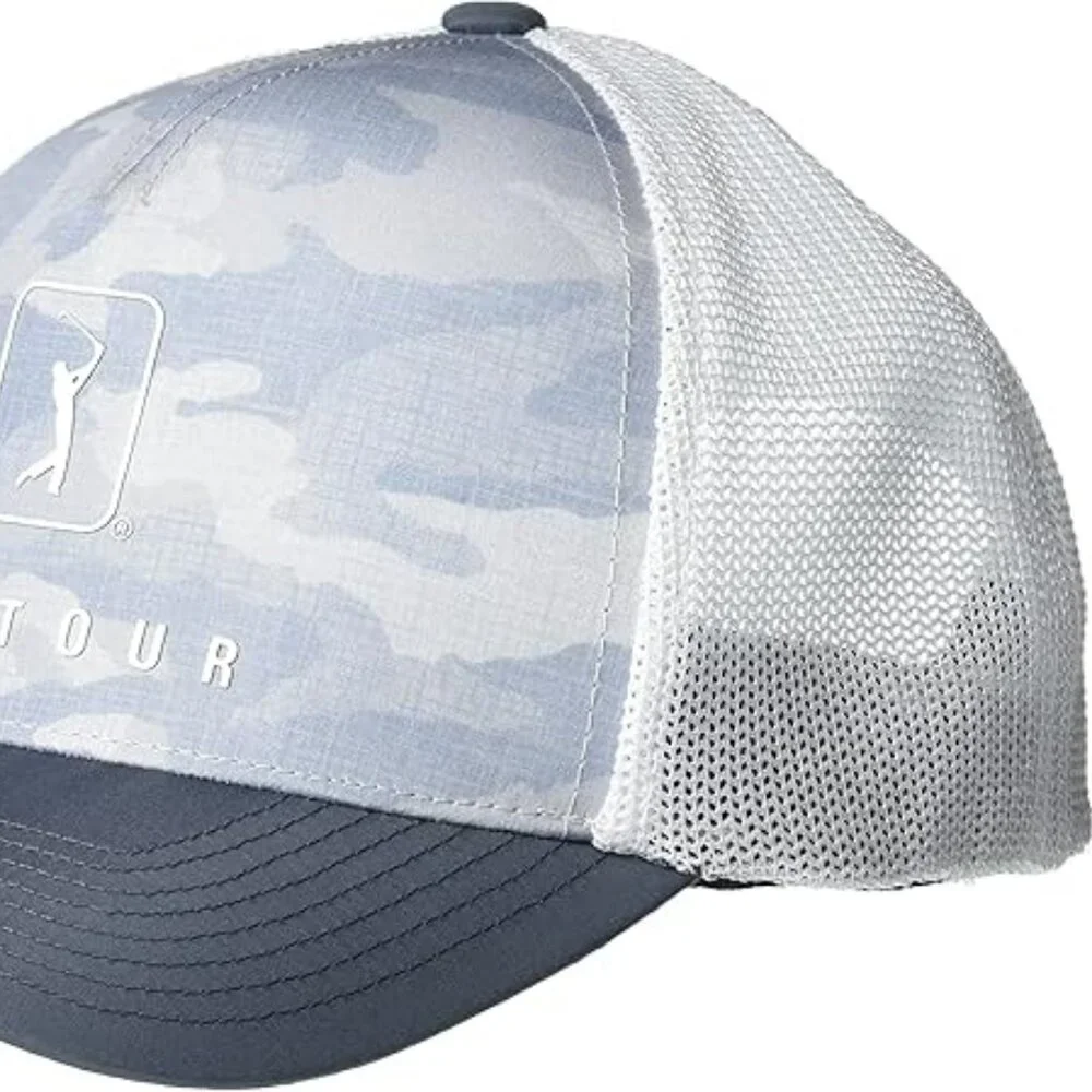 Brand New! PGA Tour Men's Standard Camo Golf Trucker Hat - Picture 2 of 5